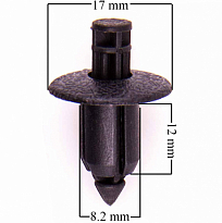 Клипса SKYWAY TOYOTA CELICA/COROLLA/LAND CRUISER PRADO/PROBOX/SPRINTER/SUCCEED/VISTA 003 (min25)